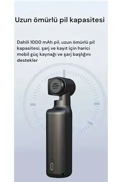 4k Ultra Hd 270° Döndürülebilir Su Geçirmez Wifi Vlog Spor Ve Aksiyon Kamerası