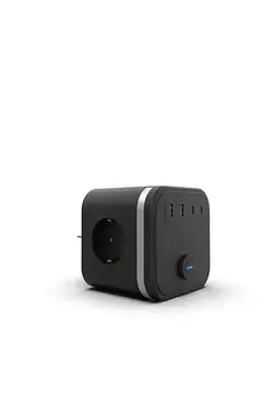 Termal Akım Korumalı Isıya Dayanıklı 3’lü Duvar Tipi Priz 2x Usb 2x Typce 3680 W