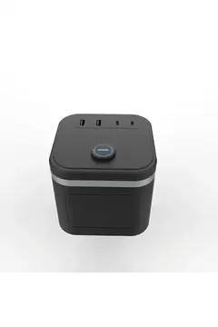 Termal Akım Korumalı Isıya Dayanıklı 3’lü Duvar Tipi Priz 2x Usb 2x Typce 3680 W