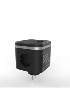 Termal Akım Korumalı Isıya Dayanıklı 3’lü Duvar Tipi Priz 2x Usb 2x Typce 3680 W