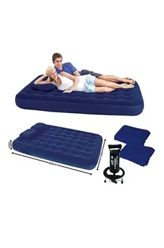 Vothoon Çift Kişilik Şişme Yatak Dahili Pompalı 203x152x22 Cm 2 Yastıklı
