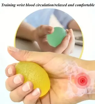 Silikon El Egzersiz Topu | Dayanıklı, Ergonomik Ve Rahat Kullanım
