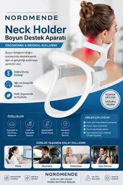 Neck Holder Boyun Destek Aparatı | Ergonomik &amp; Medikal Kullanım