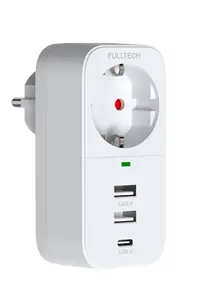 Vothoon 2.4a Çıkışlı 2xusb 1xtype-c Tekli Priz