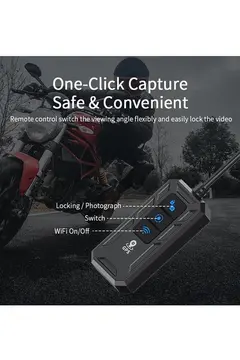 Motosiklet Kamerası Full Hd 1080p,150° Geniş Açı 3.0 Ekran Çift Ön–arka Kamera Wifi Destekli Gprs Özellikli