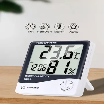 Dıjıtal Sıcaklık Ve Nem Ölçer