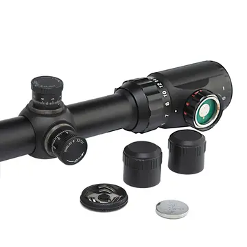 Yüksek Kaliteli 4-16x50aoeg Zoomlu Çift Işık,kırmızı,yeşil Kaynaklı Tüfek Dürbünü(b)