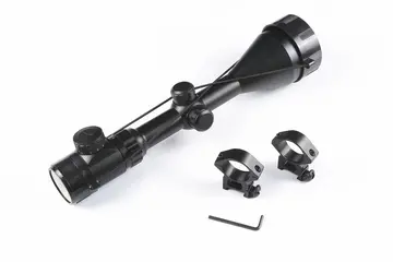 3-9x56eg Yüksek Kaliteli Çıft Işık Kırmızı,yeşil Kaynaklı Avcılık Süfer Tüfek Dürbün(b)