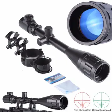 Tr-nikula 6-24x50 Aoe Tüfek Dürbünü Çift Işık Kırmızı,yeşil Kaynaklı Zoomlu