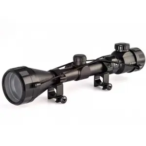 3-9x50 Nikula Zoomlu Keskin Nişancı Dürbünü Kırmızı,yeşil İşik Tüfek Çelik Gövde