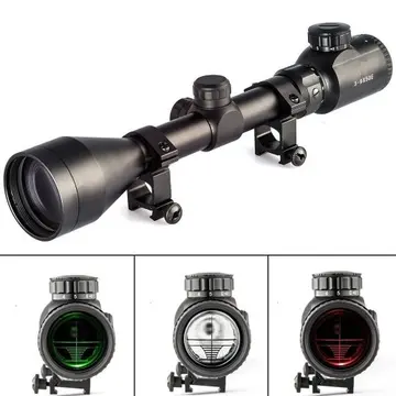 3-9x50 Nikula Zoomlu Keskin Nişancı Dürbünü Kırmızı,yeşil İşik Tüfek Çelik Gövde
