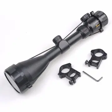 Tr-nikula 3-9x56eg Tüfek Dürbünü Çift Işık Kırmızı,yeşil Kaynaklı Zoomlu