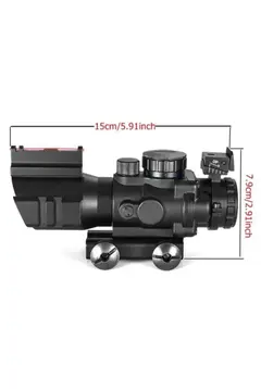 Spıke 4x32 Kırmızı Işıklı Tüfek Dürbünü 4x32