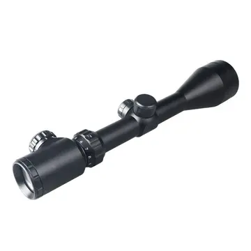 Spike 3-9x50 Zoomlu Keskin Nişancı Tüfek Dürbünü Kırmızı, Yeşil Işık  Çelik Gövde