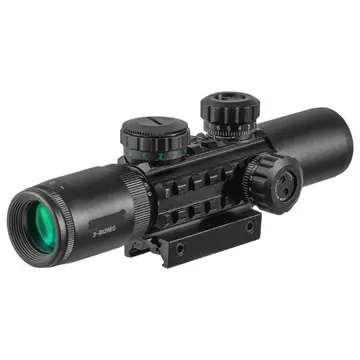 C3-9x26eg   Raylı Çift Işıklı Tüfek Dürbünü  11mm/22mm