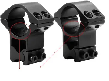 Nikula-25.4mm Dürbün İçin 11mm Yüksek Havalı Tüfek / Av Tüfeği Ayağı