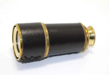 Ahşap Kutulu Derili Pirinç Dürbün 7669