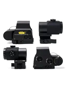 Nikula 558-g43 Xps2 Hedef İşaretleyici Red Dot - Holografik Nişangâh, 5x Büyütmeli Set-siyah