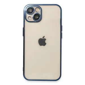 İphone 13 Kılıf Razer Lensli Silikon - Lacivert