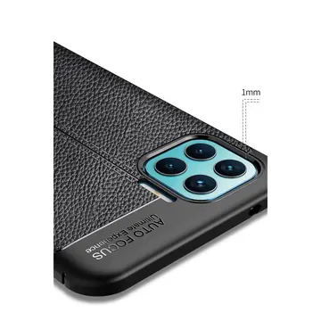 Oppo Reno 4 Lite Kılıf Auto Focus Kapak - Lacivert