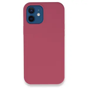 İphone 12 Kılıf Lansman Legant Silikon - Fuşya