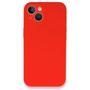 İphone 13 Mini Kılıf Lansman Legant Silikon - Kırmızı