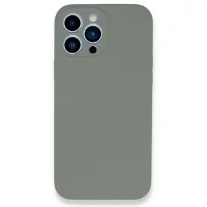 İphone 13 Pro Max Kılıf Lansman Legant Silikon - Gri