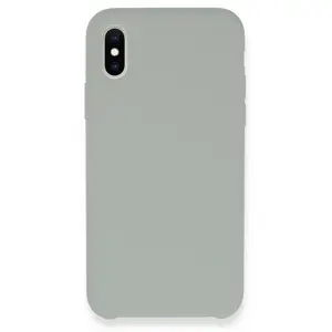 İphone Xs Max Kılıf Lansman Legant Silikon - Açık Gri