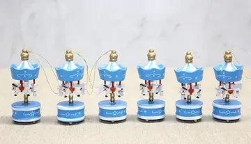 Ahşap 6'lı Dekoratif Atlı Karınca