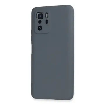 Xiaomi Poco X3 Gt Kılıf Nano İçi Kadife Silikon - Gri