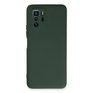 Xiaomi Poco X3 Gt Kılıf Nano İçi Kadife Silikon - Koyu Yeşil