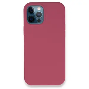 İphone 12 Pro Kılıf Lansman Legant Silikon - Fuşya