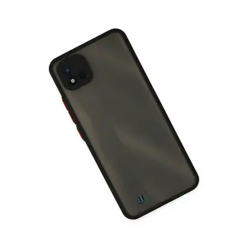 Realme C11 2021 Kılıf Montreal Silikon Kapak - Siyah