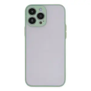 İphone 13 Pro Max Kılıf Montreal Silikon Kapak - Turkuaz