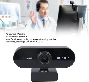 Webcam Orjınal Hd 1080p Konferans Kamera Dahili Mikrofon Görüntülü Sohbet Yayın Kamerası Hd Video