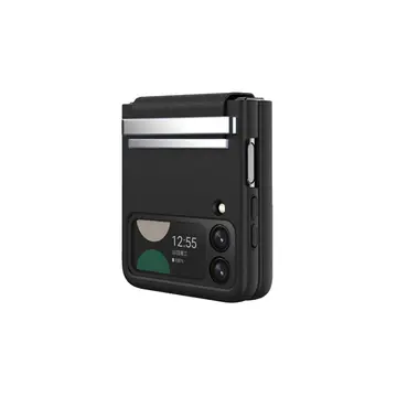 Samsung Galaxy Z Flip 3 Kılıf Belt Flip Kapak - Siyah