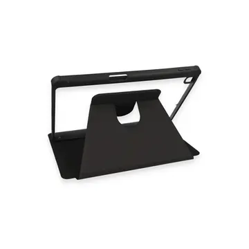İpad 10.2 (7.nesil) Kılıf Ling 360 Kalemlikli Tablet Kılıf - Siyah