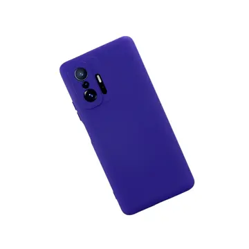 Xiaomi Mi 11t Pro Kılıf Nano İçi Kadife Silikon - Mor