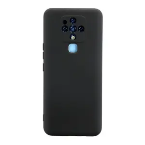 Tecno Camon 16 Kılıf Nano İçi Kadife Silikon - Siyah