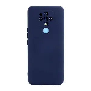 Tecno Camon 16 Kılıf Nano İçi Kadife Silikon - Lacivert