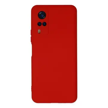 Vivo Y53s Kılıf Nano İçi Kadife Silikon - Kırmızı