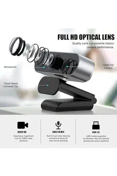 Webcam Orjınal 1080p Hd Konferans Kamera Dahili Mikrofon Görüntülü Sohbet Yayın Kamerası Hd Video