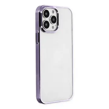 İphone 13 Pro Max Kılıf Element Silikon - Mor