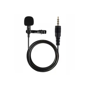 3.5mm Jak 1.5 Metre Double Mikrofon - Siyah