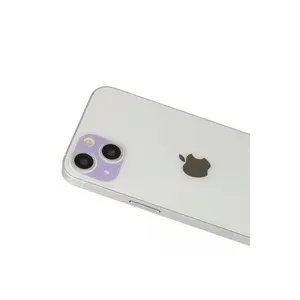 İphone 13 Rainbow Kamera Lens Koruma Cam - Mor