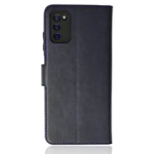 Samsung Galaxy A03s Kılıf Trend S Plus Kapaklı Kılıf - Lacivert