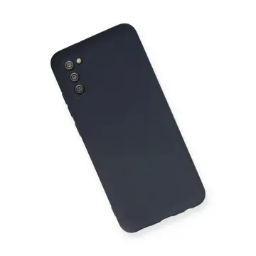 Samsung Galaxy A03s Kılıf Nano İçi Kadife Silikon - Lacivert