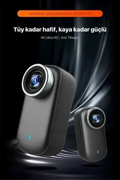 4k Ultra Hd Mini Wıfı Aksiyon Kamerası Taşınabilir Vücut Kamerası 1.47’hd Ekranlı Giyilebilir Video Kaydedici