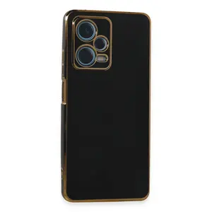 Xiaomi Redmi Note 12 Pro Plus Kılıf Volet Silikon - Siyah
