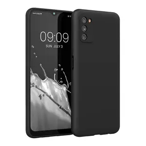 Samsung Galaxy A03s Kılıf First Silikon - Siyah